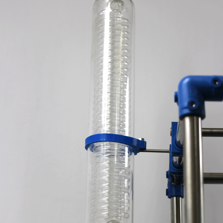 220V 50Hz Jacketed Glass Vessel , Chemical Glass Reactor Semi Automatic